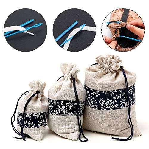 10 Pieces Bodkin Threader Drawstring Threader Set, Including 2 Flexible