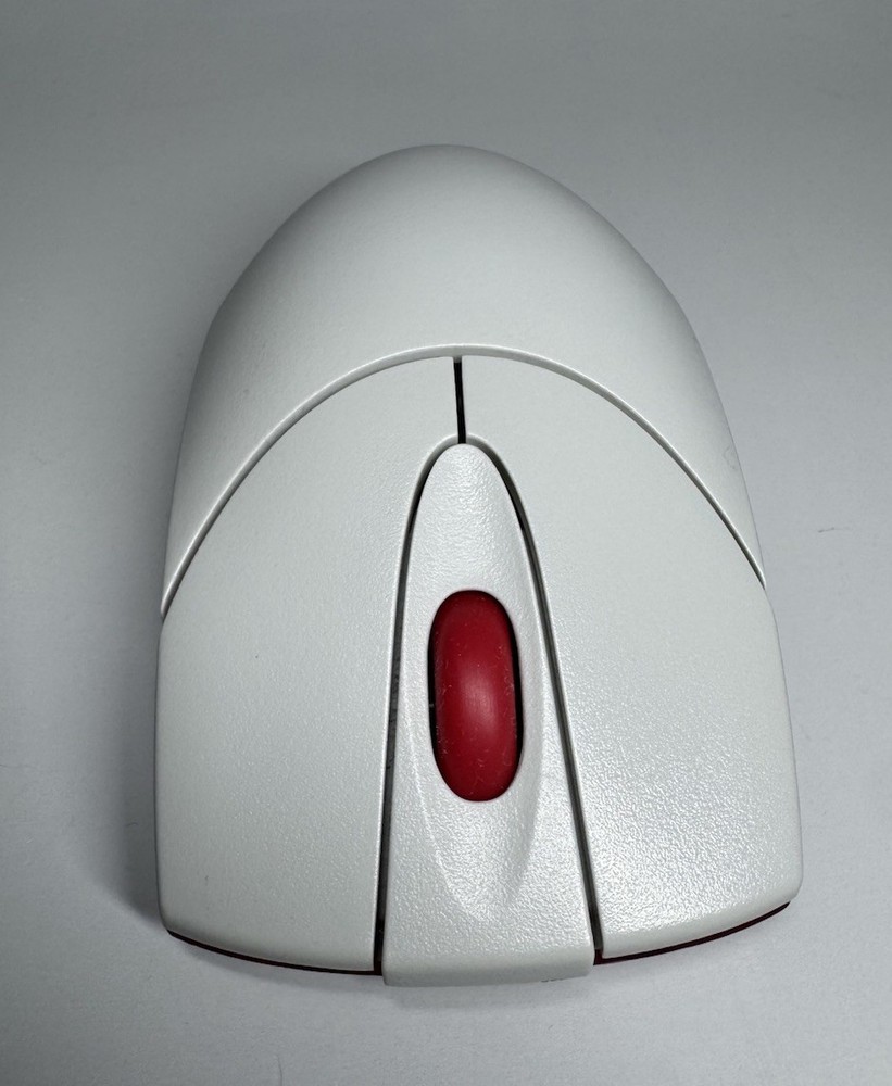Wacom EC-120-0S Mouse - Transparent Clear Red - Untested - Cleaned