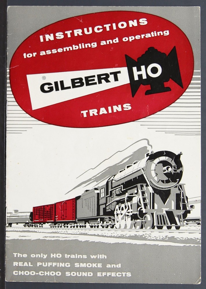 Gilbert HO Trains - Instruction Booklet 1955  EPH571