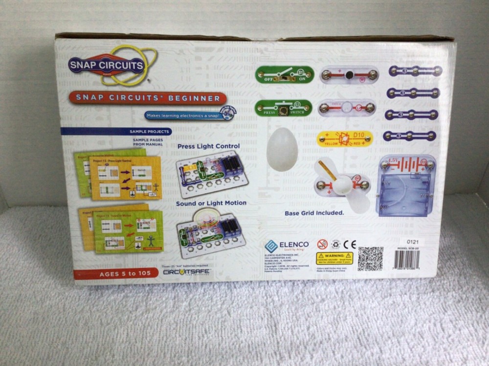 Snap Circuits Beginner Electronic Projects Kit Over 20 Projects