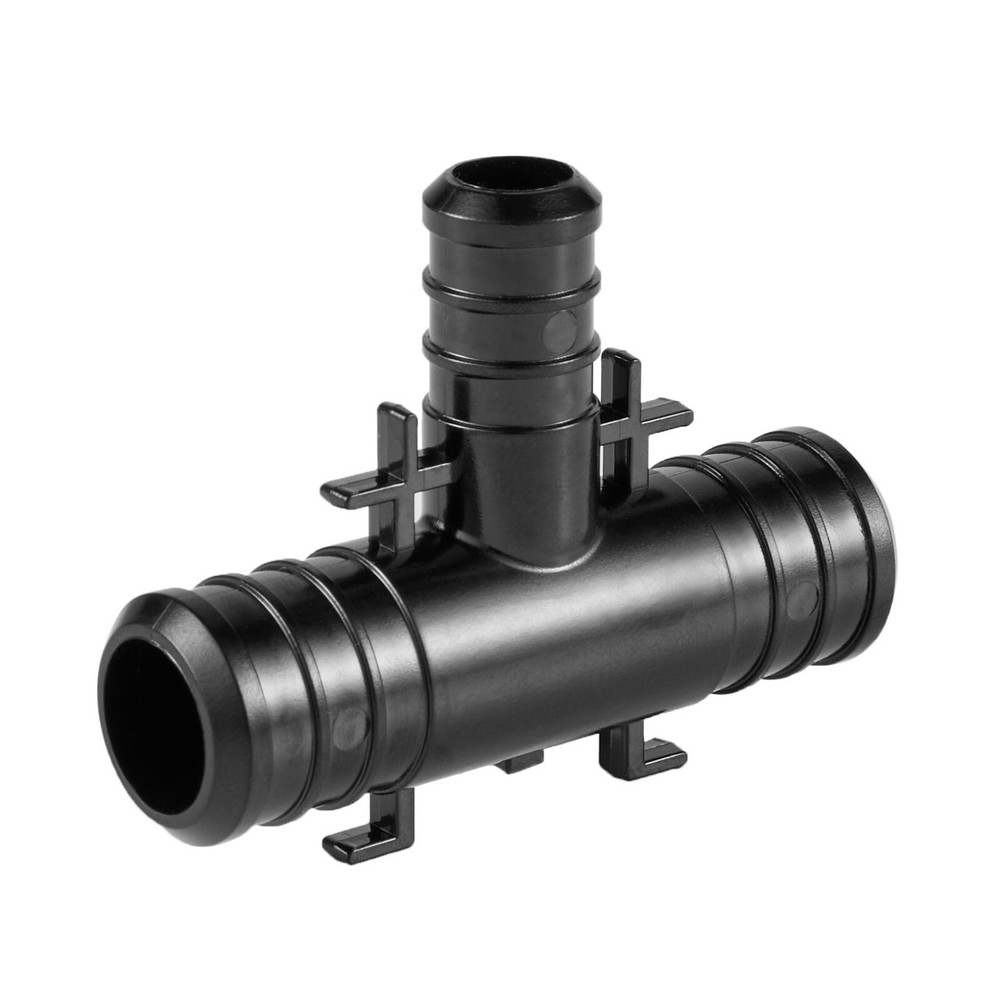 100 PCS EFIELD Poly Crimp Pex Fitting 3/4" X 3/4" X 1/2" Tee With Position Tab