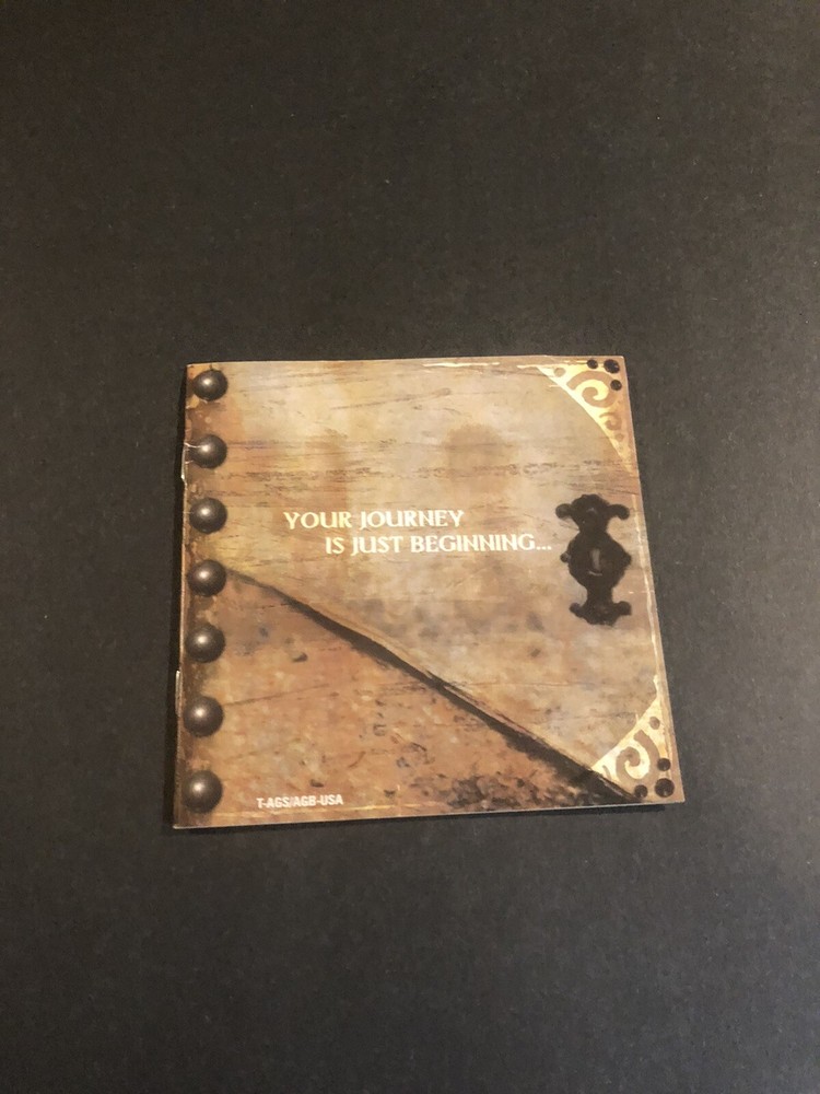 Nintendo gameboy advance journey is the beginning Insert