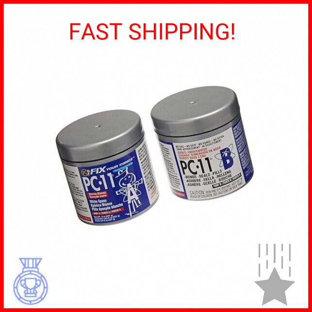 PC-Products PC-11 Epoxy Adhesive Paste, Two-Part Marine Grade, 1/2lb in Two Cans