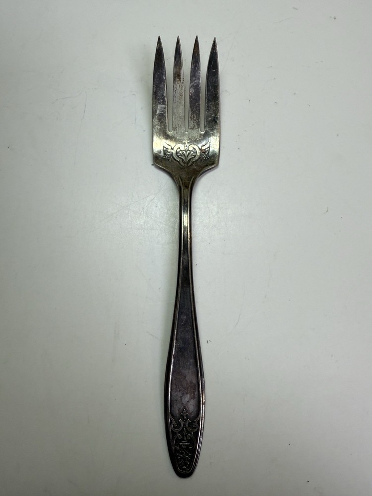 International Silver Princess-Lady Doris Medium Cold Meat Serving Fork