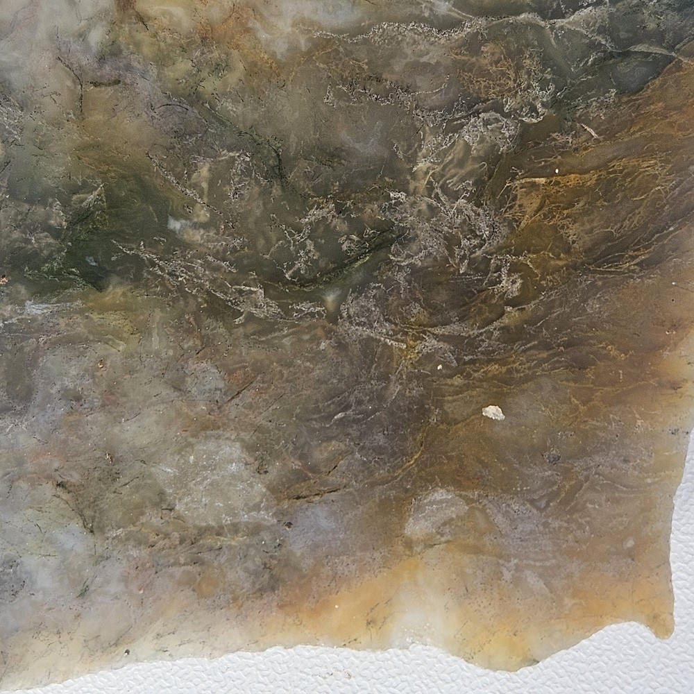 Moss Agate Lapidary Slab 141 Grams
