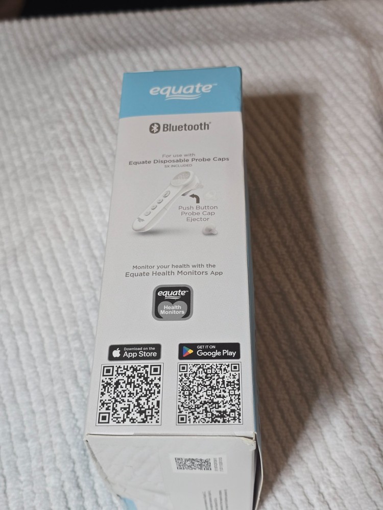 Equate Bluetooth Dual-Function Infrared Thermometer, Forehead and Ear Mode