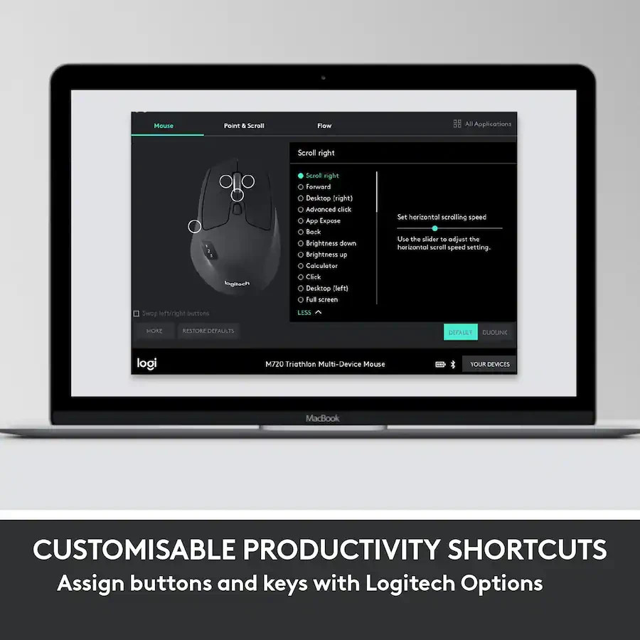 Logitech - MK850 Performance Wireless Membrane Keyboard Mouse Combo (920-008219)
