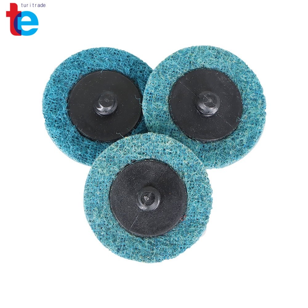 50 Pack Fine Surface Conditioning Discs Roll Lock Die Grinder Sanding Pads 2"