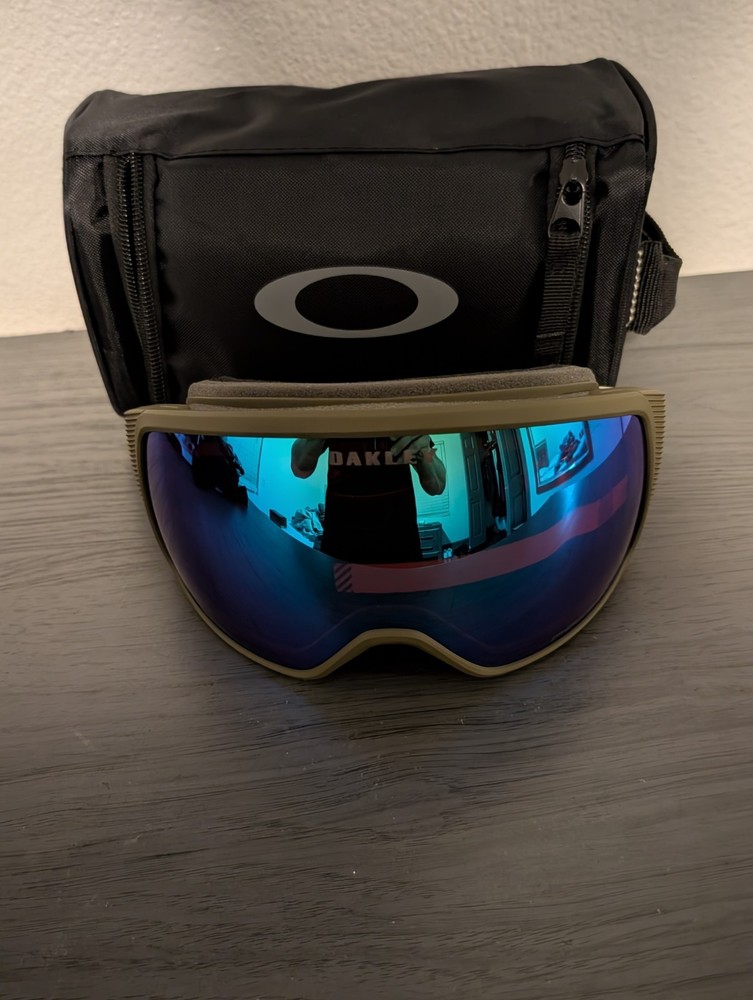 *NEW* Oakley Flight Tracker Medium Fern Dip Prizm Snow Argon Iridium
