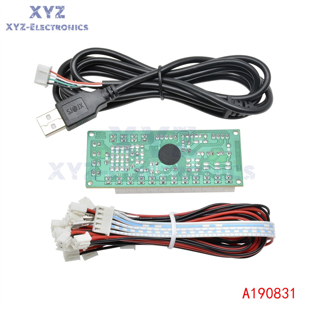 Zero Delay Arcade USB Encoder PC to Joystick Button For MAME Fight Stick Control