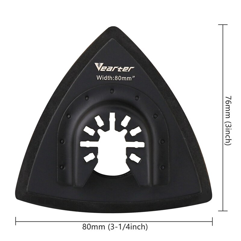 Oscillating Multi Power Tool 18 pcs Sanding Paper with Triangular Sanding Pad