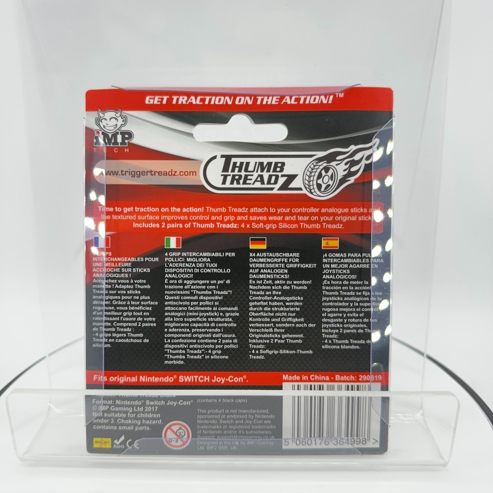 Trigger Treadz Switch Thumb Treadz Black Nintendo Switch