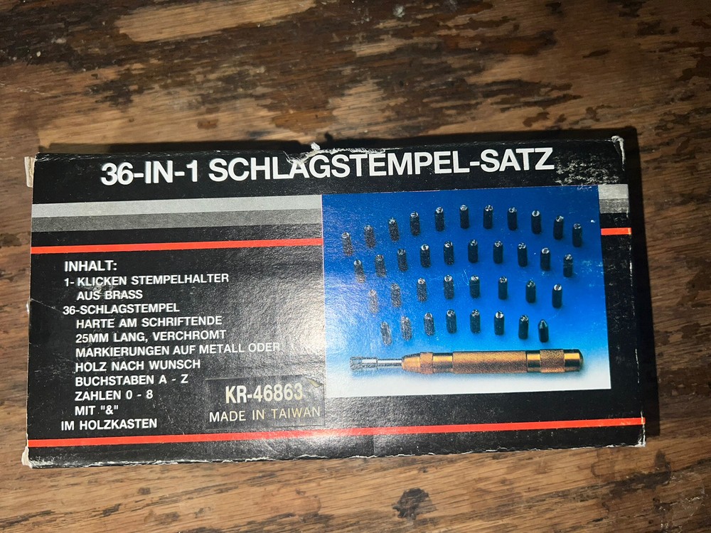 36-1  Stamping Tool Set