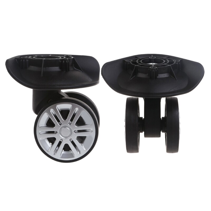 1 Pair Trolley Wheel Replacement Quiet and A02 Double Row