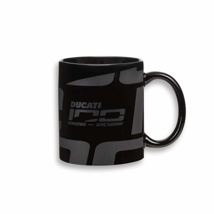 Ducati One Hundred Black Ceramic Mug