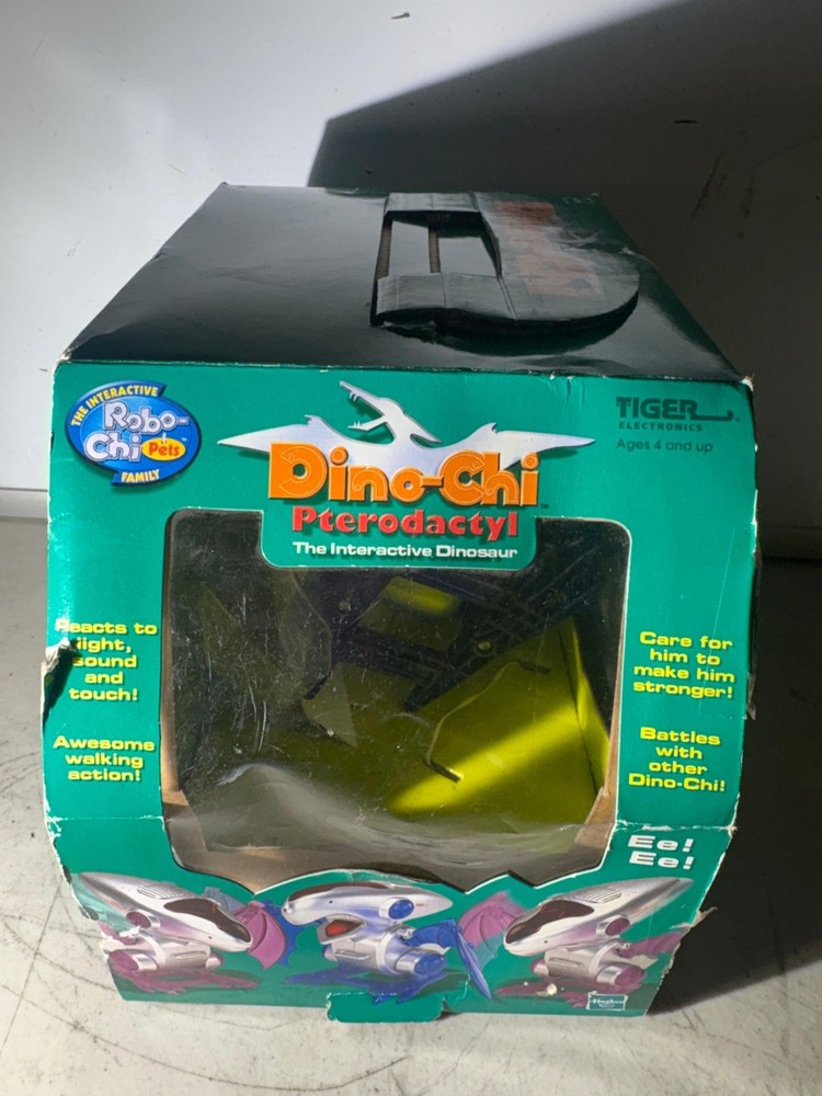 Tiger Electronics Dino-Chi Pterodactyl interactive toy dinosaur New