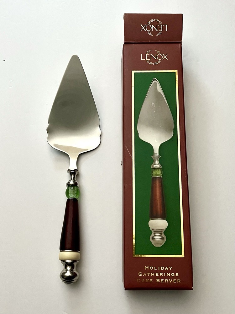 Lenox Cake Server Christmas Holiday
