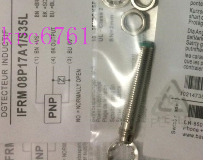 NEW Baumer IFRM 08P17A3/S35L Inductive Proximity Sensor Switch 10-30VDC 12mA