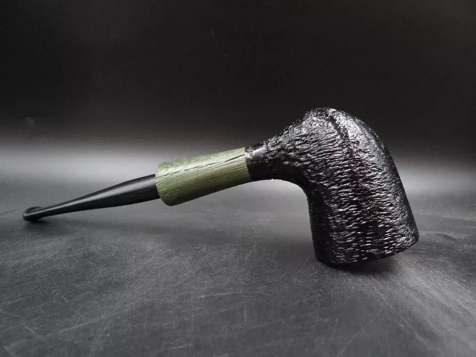 TURKIEWICZ BLACK OAK (MORTA) HAND MADE CALABASH PIPE GREY