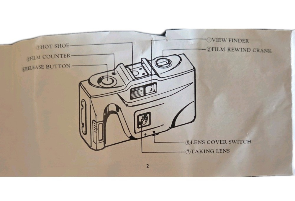 PLATON FIXED FOCUS 35mm CAMERA, UNOPENED PACKAGE