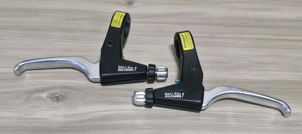 Vintage Pair  of Dia Compe Direct Pull  DP-7 Brake Levers