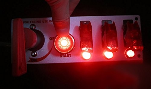 12V Racing Car Ignition Switch Panel with Engine Push Button Ignition Starter