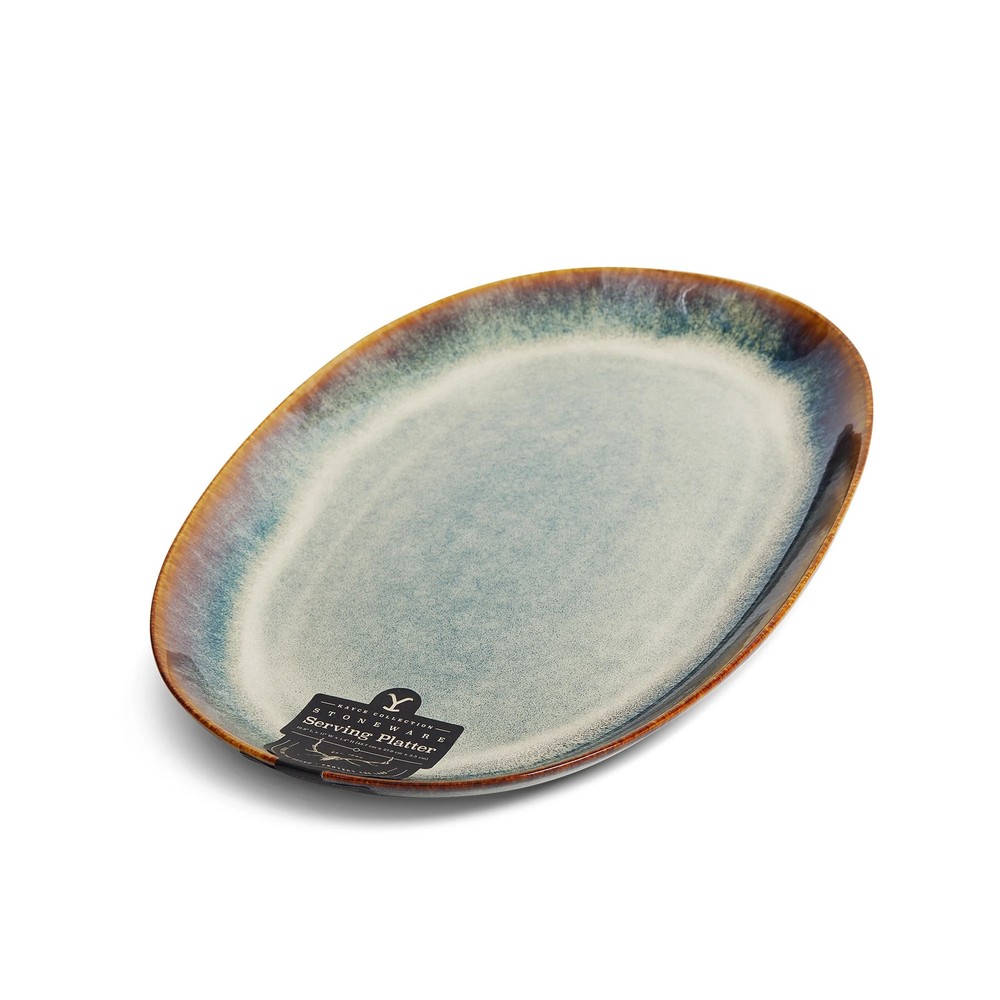 Ceramic Oval Platter, Yellowstone Collection