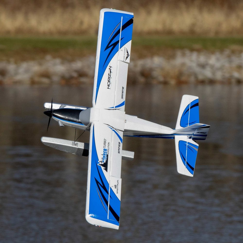 E-flite RC Airplane UMX Turbo Timber Evolution BNF Basic with AS3X and SAFE