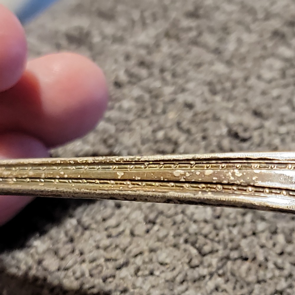 Vintage Bouquet Silverplate Flatware Ladle Tarnished