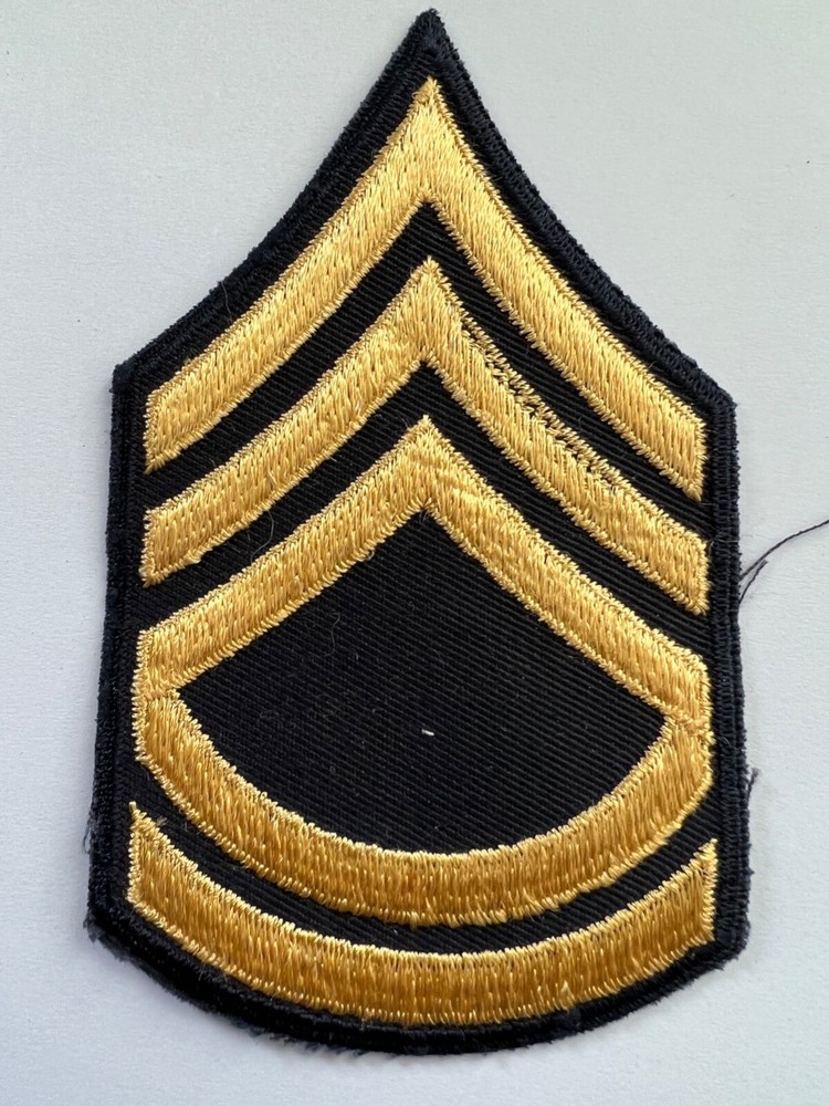 Sergeant First Class (E7) "Gold on Black"