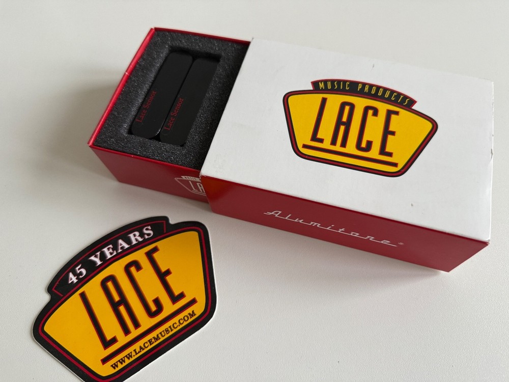 Lace pickup set red/silver/blue