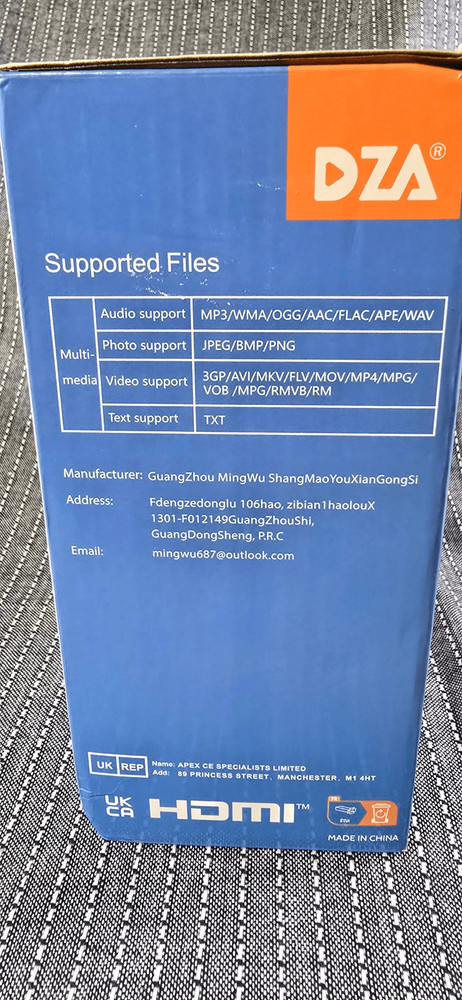 DZA LED Portable and Compact Projector