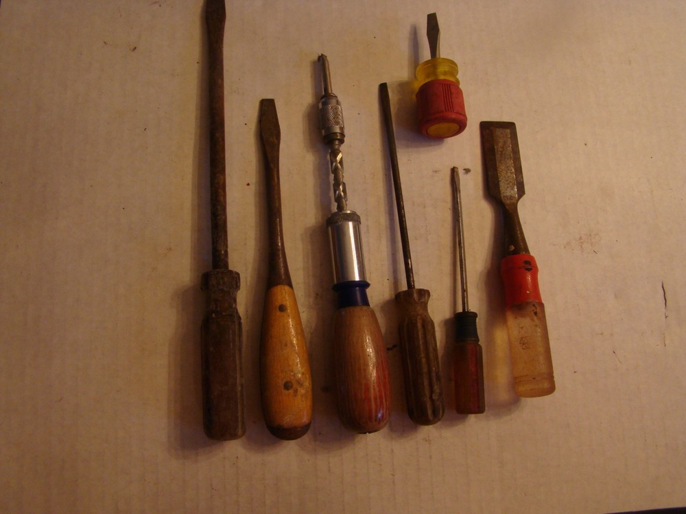 OLD SCREWDRIVERS ETC.