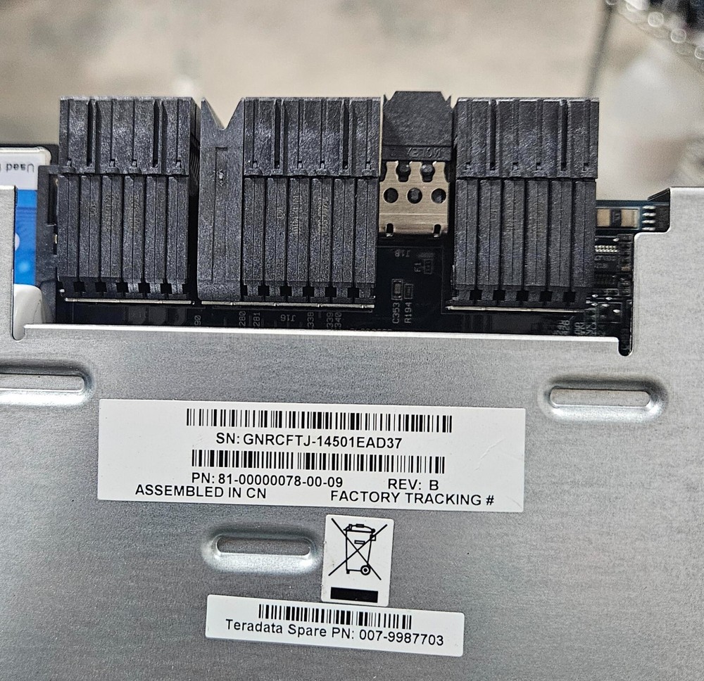 DOT HILL DBB GALLIUM RAID DISK ARRAY CONTROLLER FRUVC05-01 TESTED