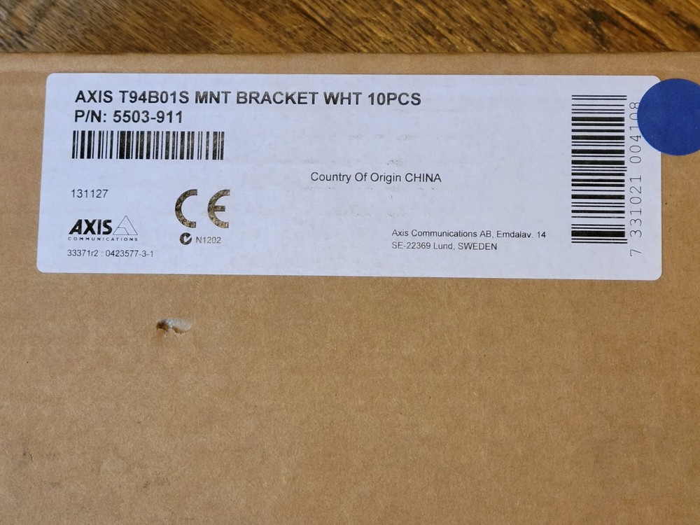 Axis T94B01S Mount Bracket - White, 10 Pack