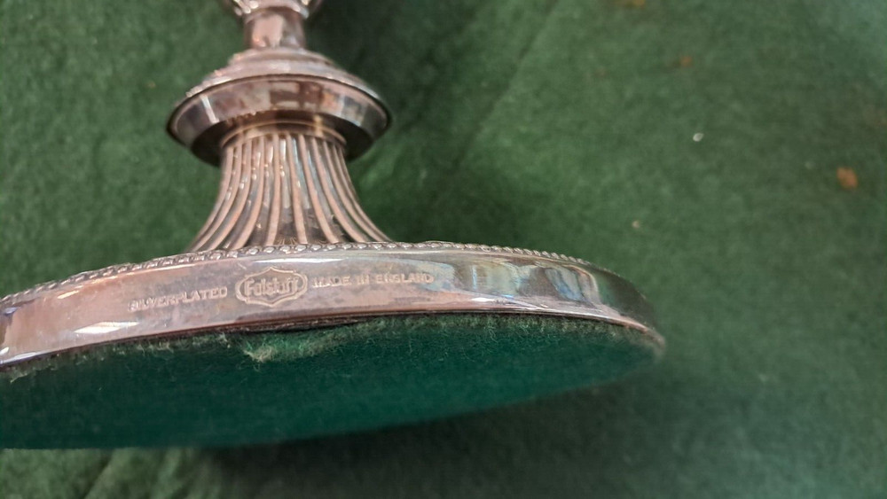 Vintage Falstaff Silver Plated Candlestick