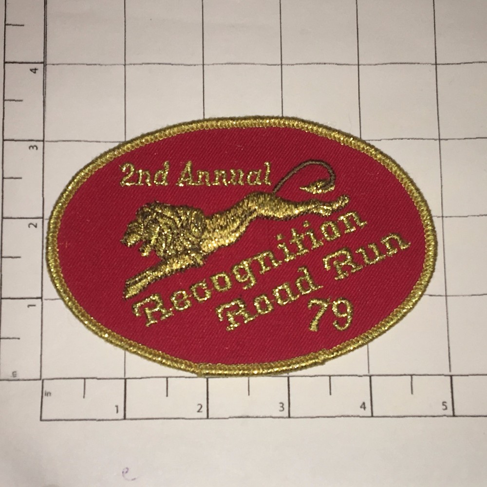 2nd Annual Recognition Road Run Patch - 1979