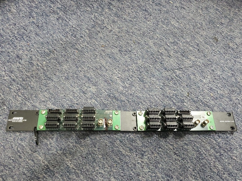 Evertz 7767BHP-AUX Audio Bulkhead Panel