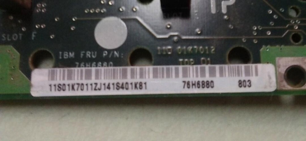 IBM Netfinity 5500 1x6 SCSI Backplane Board- 76H6880