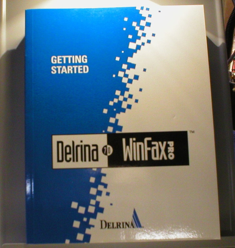 Vintage Delrina WinFax Pro Version 7.0 CD-ROM + Getting Started & User's Guides
