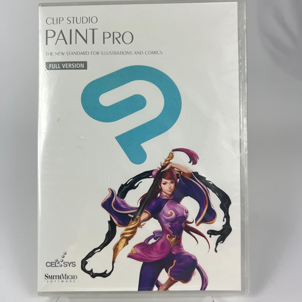 CLIP STUDIO PAINT PRO Full Version Windows and MAC (CD & Case) NEW *SEALED*