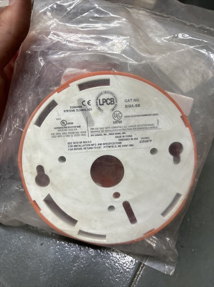 Edwards Systems Technology, SIGA-SB Detector Base, #235087P