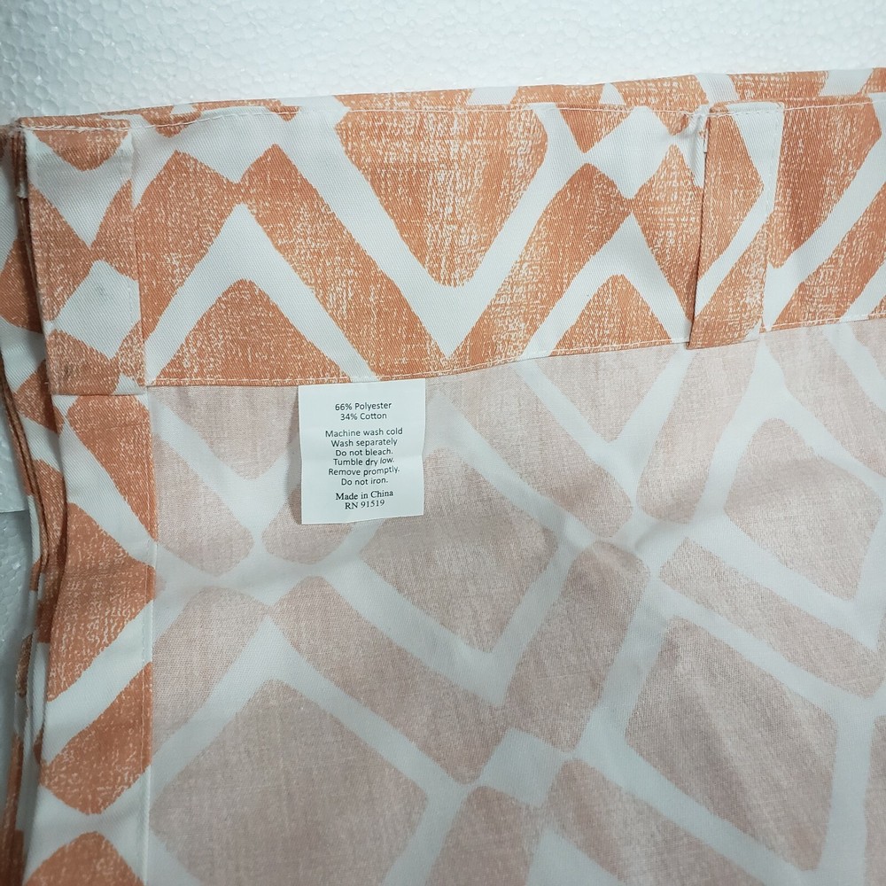 Home Essence Natalie Window Panel, Orange**STAINED**