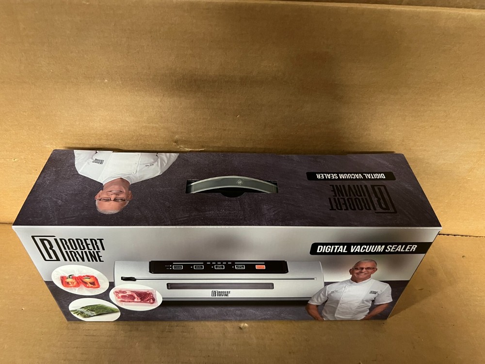 Robert Irvine Kitchen Digital Vacuum Sealer Model CRKA-DVSWB-5