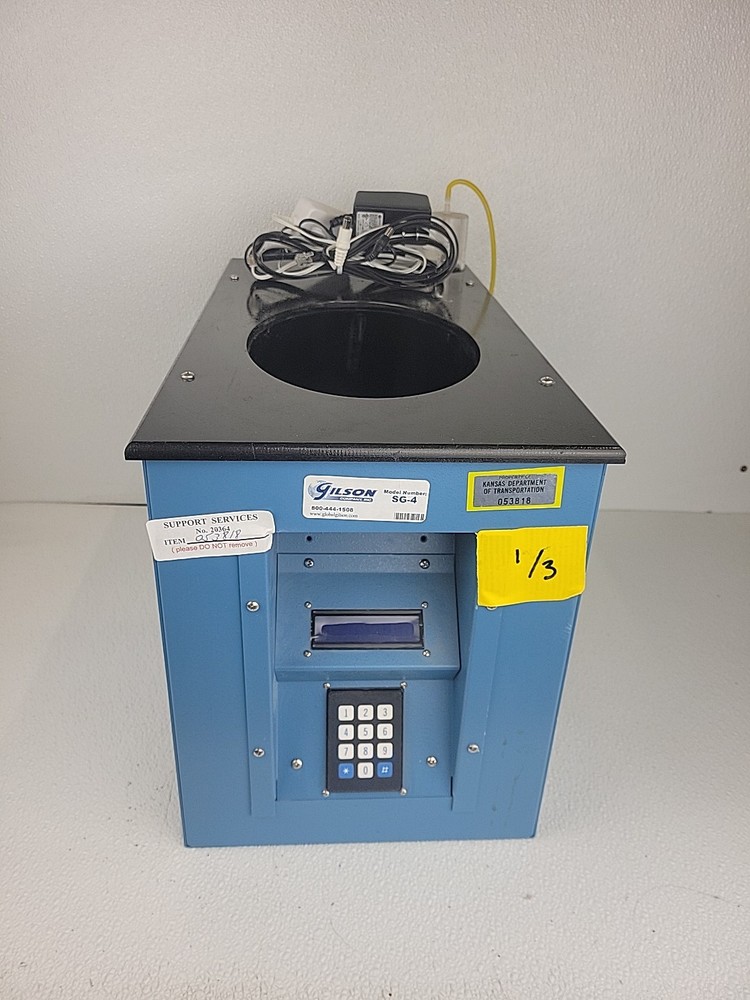 2008 Gilson SG-4 asphalt bulk specific gravity tester Used Needs Calibration
