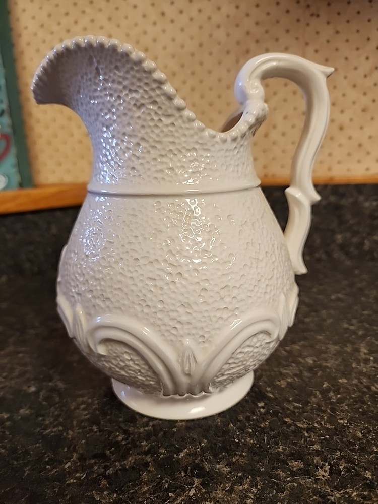 Vintage Inarco Pottery Pitcher White E-2752