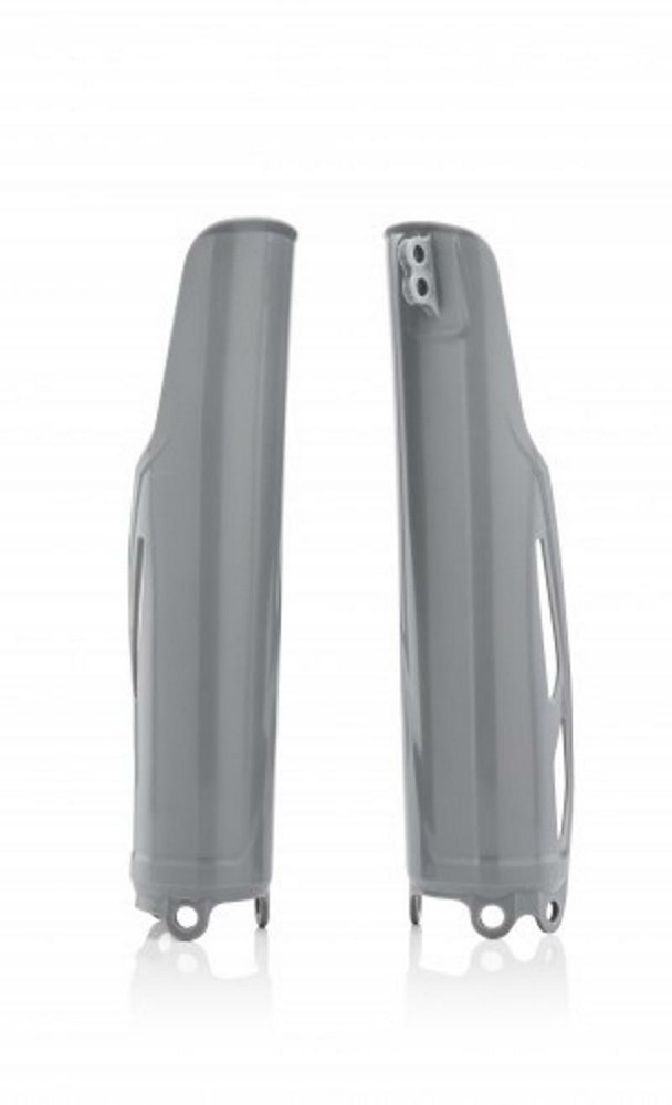 Acerbis - 2736240011 - Lower Fork Covers, Gray