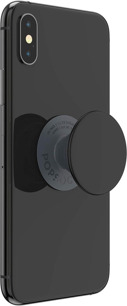PopSockets PopGrip Basic Mobile Phone Expanding Stand and Grip - Black- New