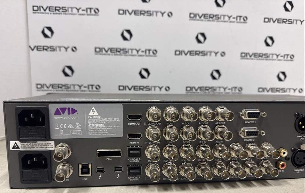 BLACKMAGIC Design Video Avid Artist DNxIO I/O Standalone Interface