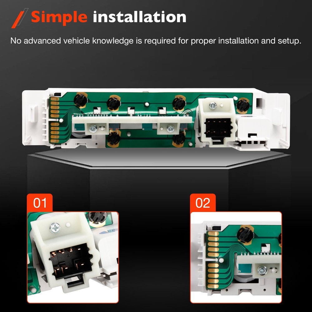 599-007 Climate Control Module A/C Heater Air Conditioning Panel Without...